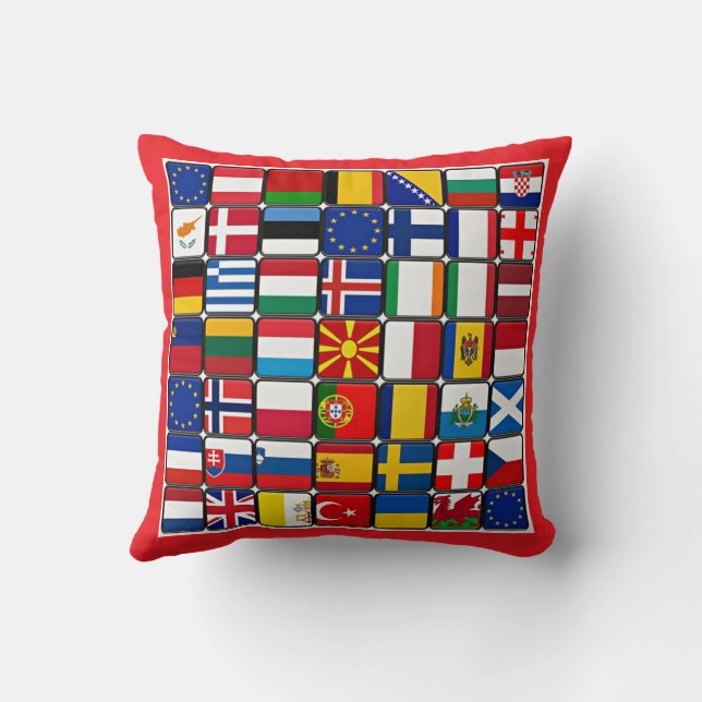 International World Flags Cushion (Back)