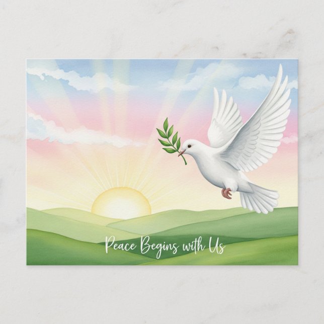 International World Peace Postcard (Front)