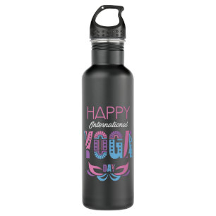 International Yoga Day 710 Ml Water Bottle