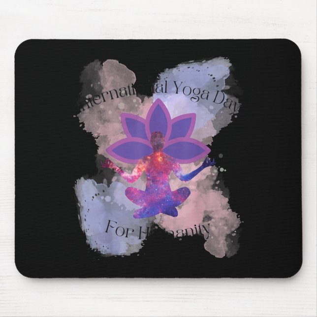 International Yoga Day For Humanity  Mouse Mat (Front)