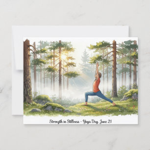 International Yoga Day Postcard