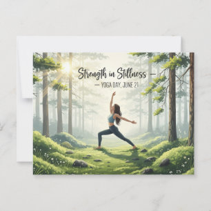 International Yoga Day  Postcard