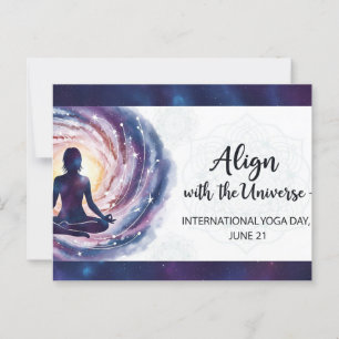 International Yoga Day  Postcard