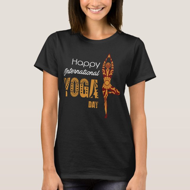 International Yoga Day T-Shirt (Front)