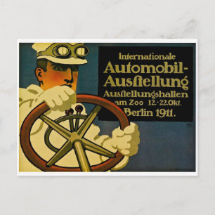 Internationale Automobil-Ausftellung 1911 Postcard