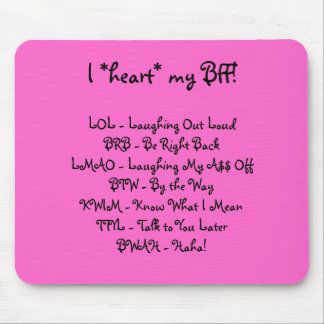 Interne Lingo - BFF Mouse Mat
