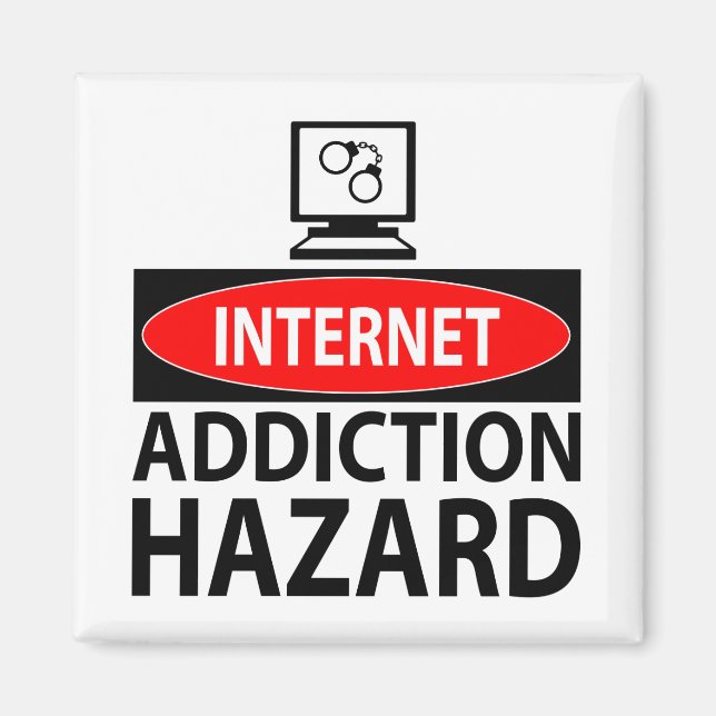 Internet – addiction hazard magnet (Front)
