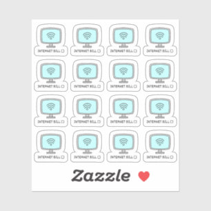 Internet Bill Due Date Reminder Wi-fi Bujo Planner