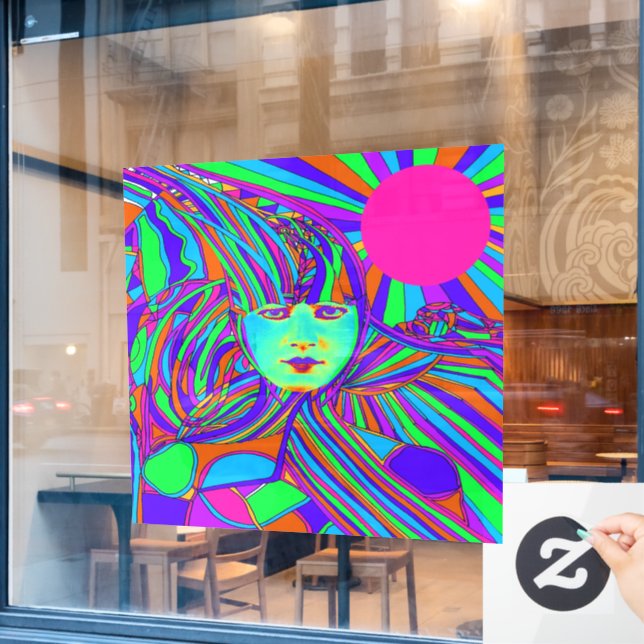 Internet Computer Window Cling (Cafe Window)