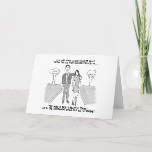 Internet Dating Greeting Card