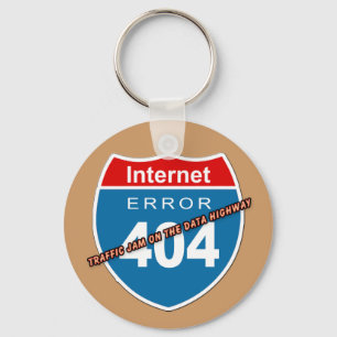 Internet Error 404 Key Ring
