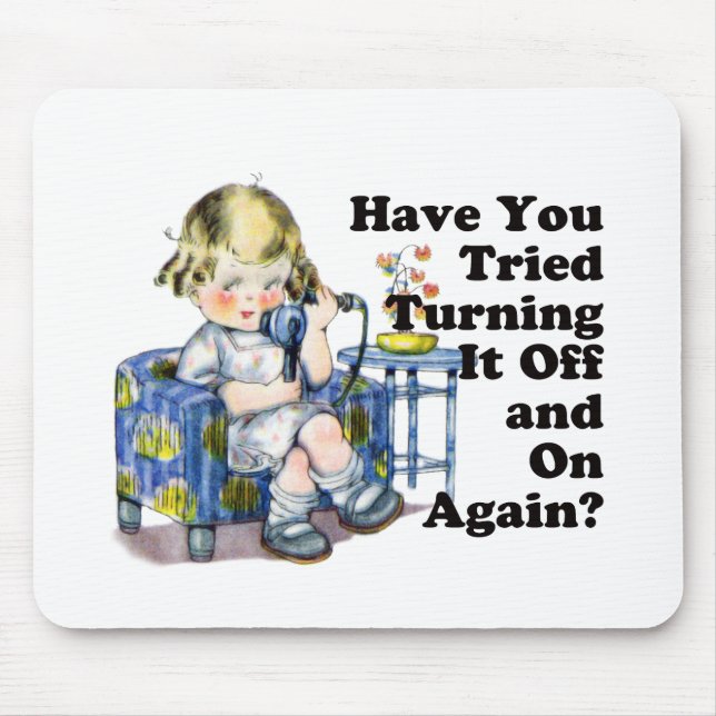 Internet Humour Mouse Mat (Front)