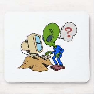 Internet is Alien to this Martian Mouse Mat