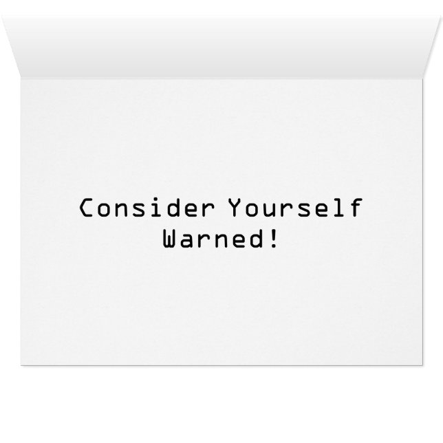 Internet of Things IoT Caution Warning Sign (Inside Horizontal (Bottom))