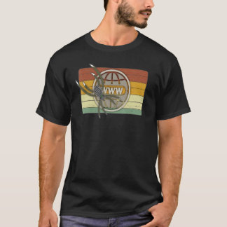Internet Spider Digital World Web Wlan Network Spi T-Shirt