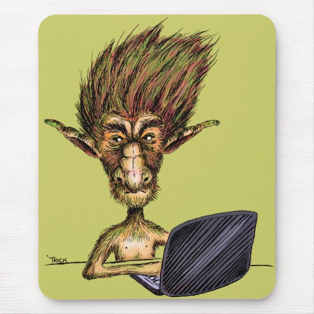 Internet Troll Mouse Mat (Front)
