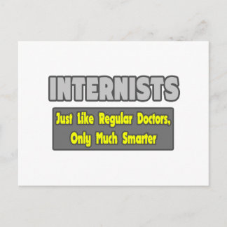 Internists...Smarter Postcard