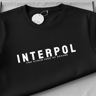 Interpol The Other Side of Make-Believe Band Black T-Shirt