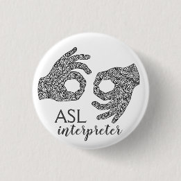 "Interpreter" American Sign Language Button