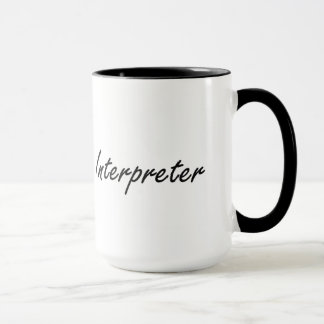 Interpreter Artistic Job Design Mug