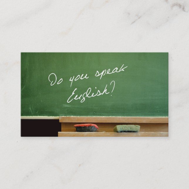 Interpreter, Translator, Business Card (Front)