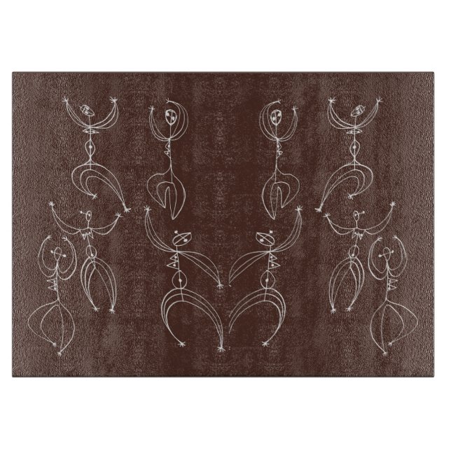 interpretive dance cutting board (Front)
