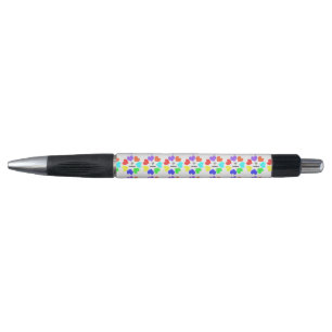Interracial Love Rainbow Hearts Pens