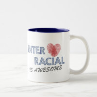 Interracial mixed couple love