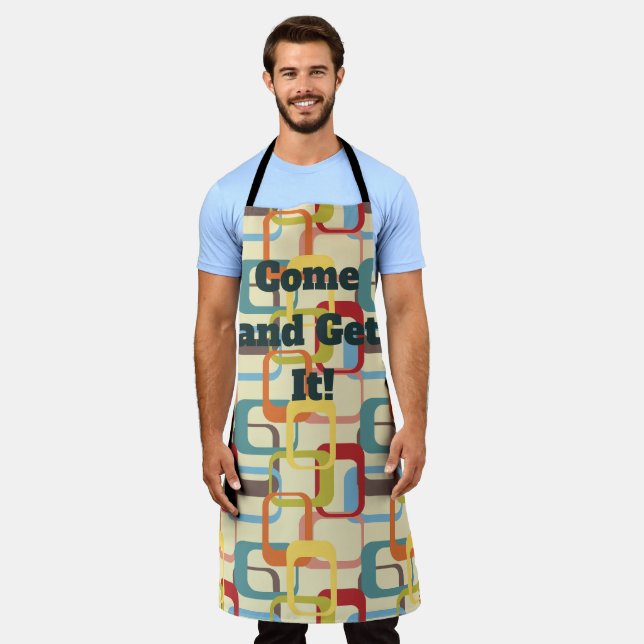 Interrupted Rectangles  Apron (Worn)