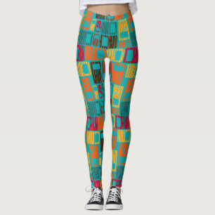 Interrupted Rectangles Leggings