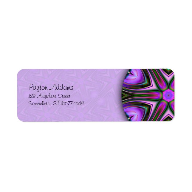 Intersect Mandala Return Address Label (Front)
