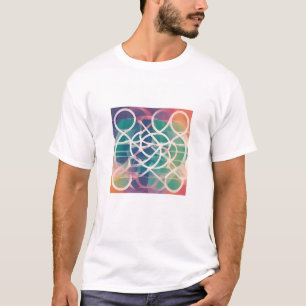 Intersecting Circles: Gradient Harmony T-Shirt