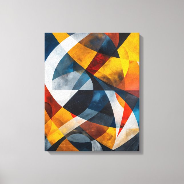 Intersecting Currents of Light Canvas Print (Front)