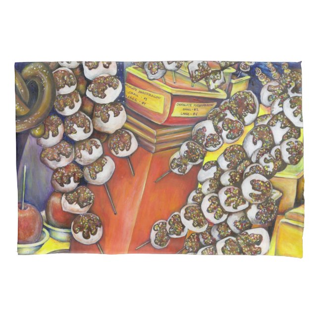 Intersection of Space and Commerce Pillowcase (Front)