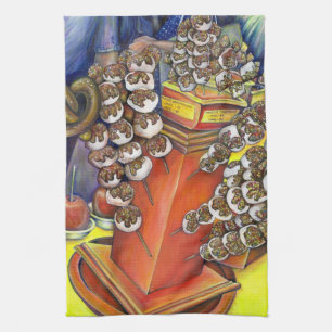 Intersection of Space and Commerce Tea Towel