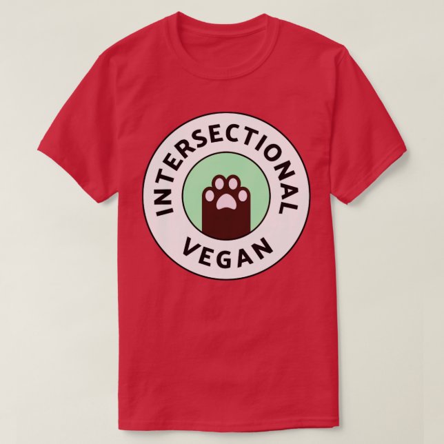 Intersectional Vegan T-Shirt (Design Front)