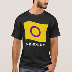 Intersex Flag Intersex We Exist T-Shirt