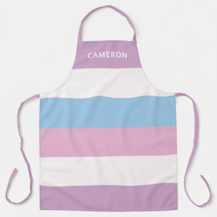Intersex Flag Monogrammed Apron