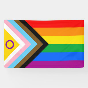 Intersex Inclusive Progress Pride Flag Banner