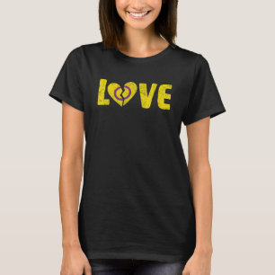 Intersex Love Heartbreak Broken Heart  Pride Month T-Shirt