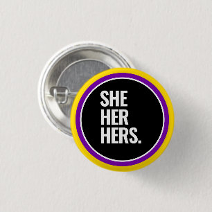 Intersex Pride 3 Cm Round Badge