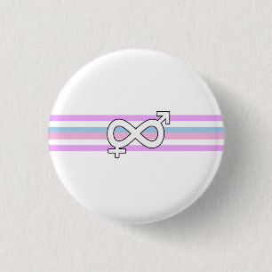 Intersex Pride Flag 3 Cm Round Badge