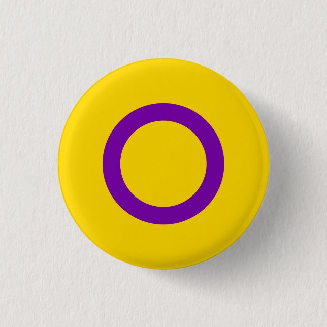 Intersex Pride Flag 3 Cm Round Badge (Front)