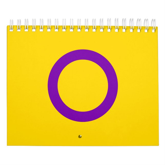 Intersex Pride Flag Calendar (Cover)