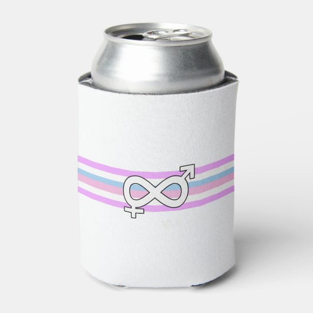 Intersex Pride Flag Can Cooler (Can Front)