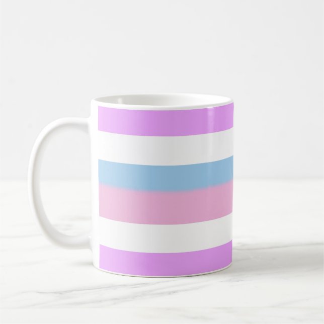 Intersex Pride Flag Coffee Mug (Left)