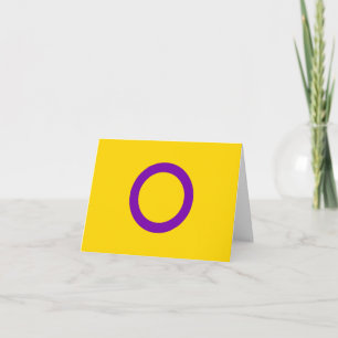 Intersex Pride Flag Holiday Card