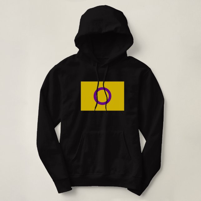 Intersex Pride Flag Hoodie (Design Front)