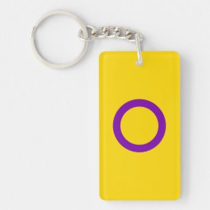 Intersex Pride Flag Key Ring