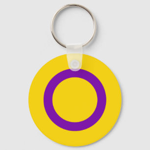Intersex Pride Flag Key Ring